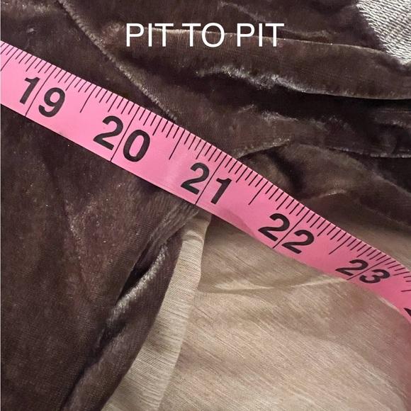 ESSUE Velour Paris Jacket Mocha Zip Up Oversized Hoodie Pockets SMALL - Picture 16 of 17